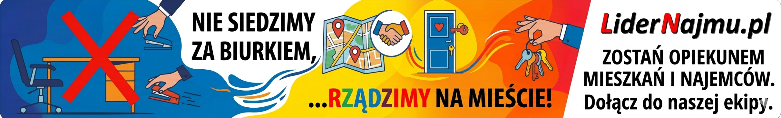Nie siedzimy za biurkiem - Rządzimy na mieście